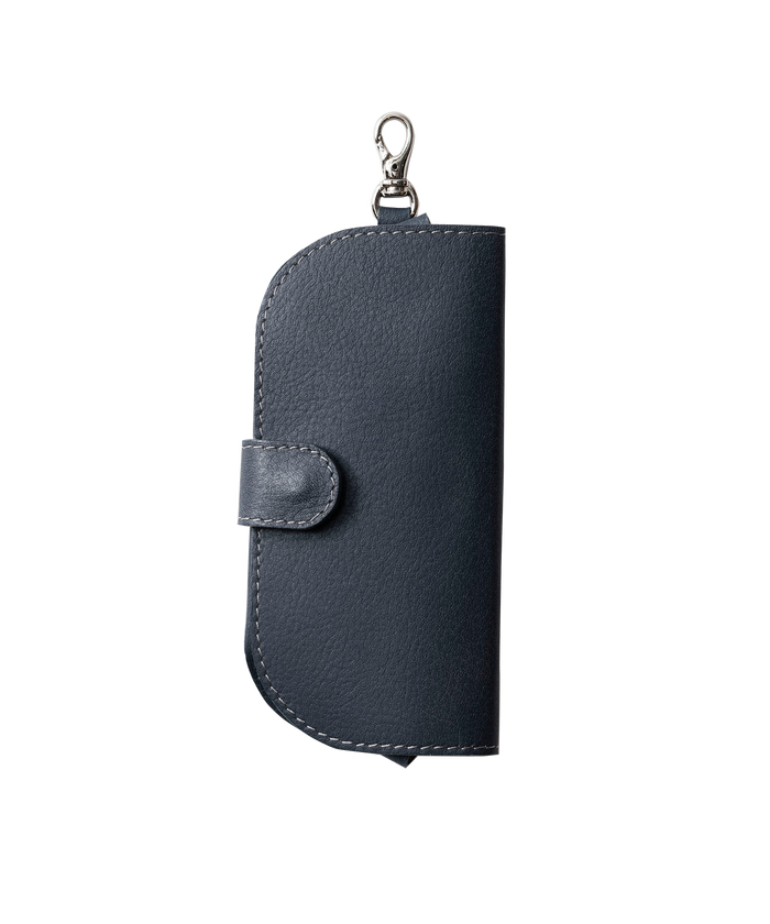 LEATHER SUNGLASSES CASE GRAY