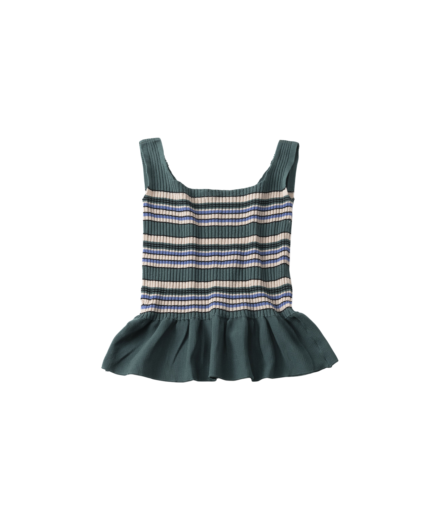 BORDER KNIT TANKTOP