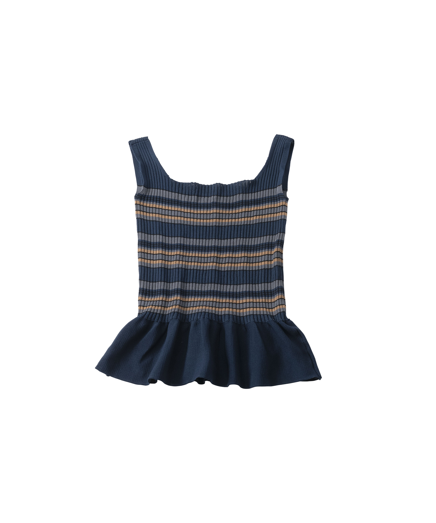 BORDER KNIT TANKTOP