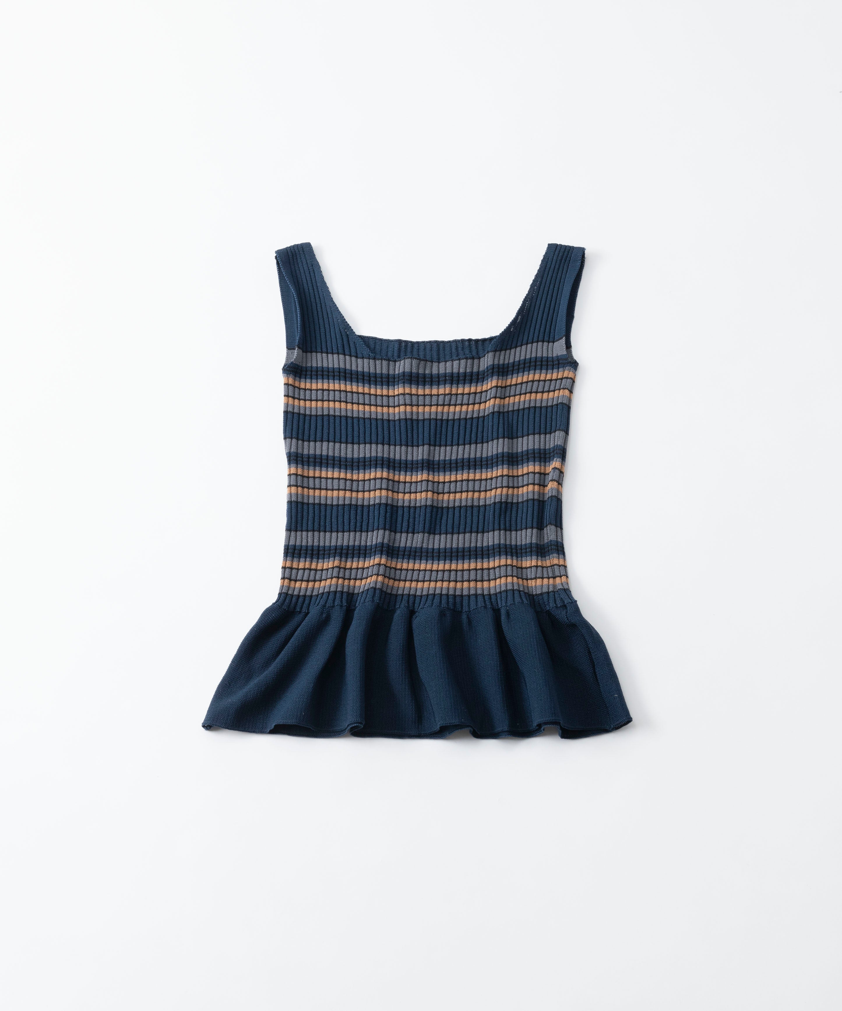 BORDER KNIT TANKTOP