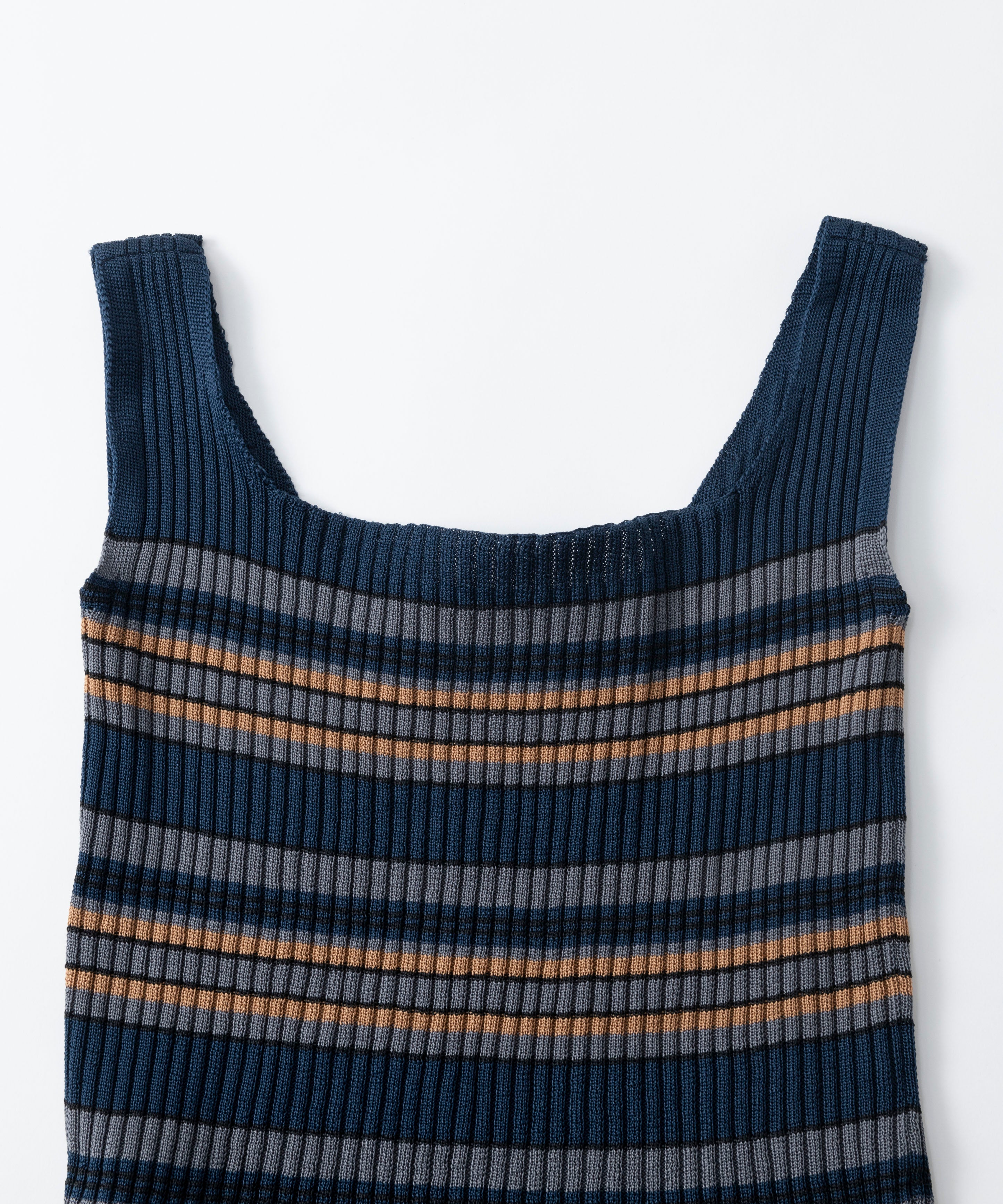 BORDER KNIT TANKTOP