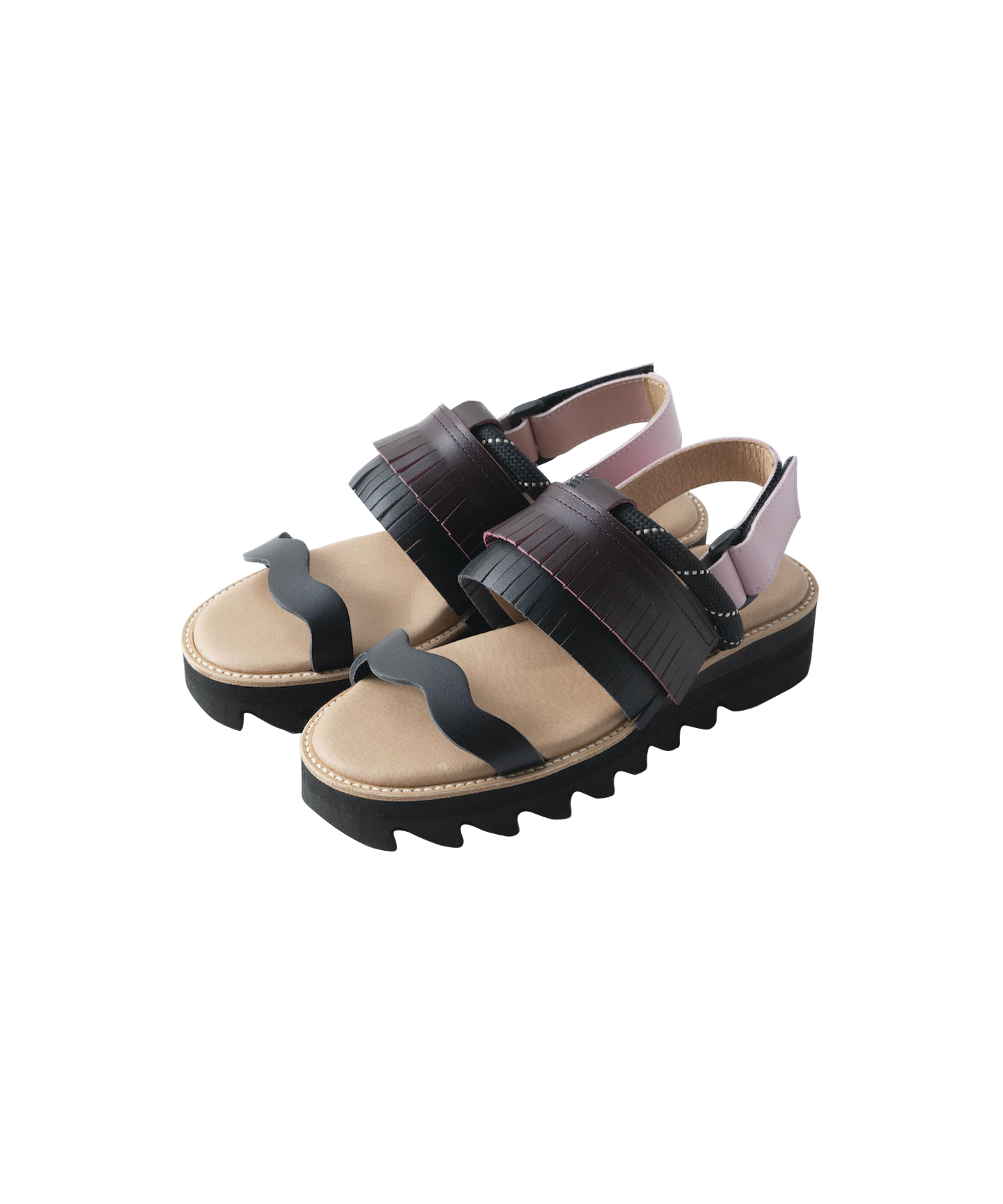 nekota 未使用 ☆ トリコテ フリンジ サンダル 現行モデル FRINGE BELT SANDAL