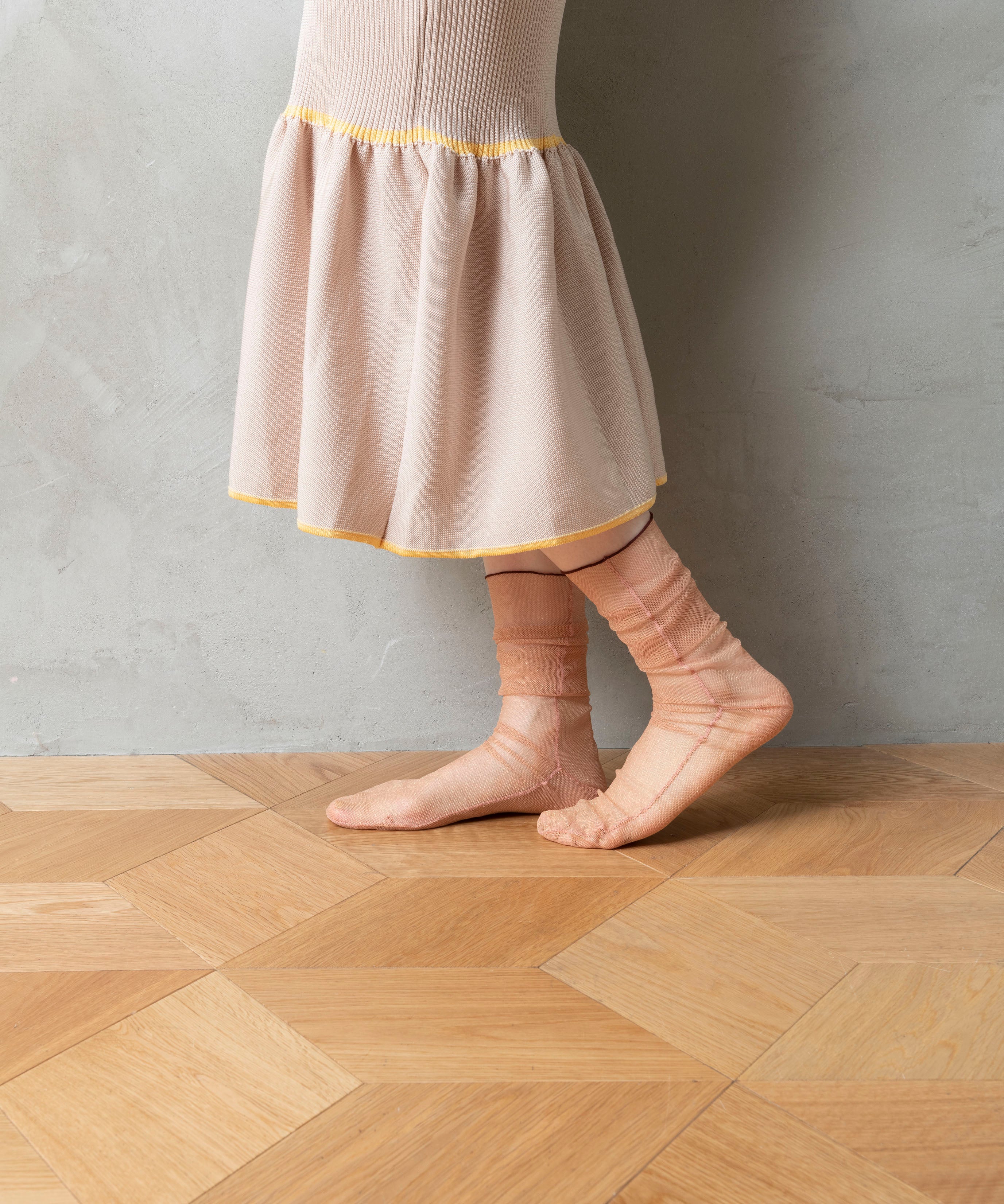 MELLOW LAME TULLE SOCKS