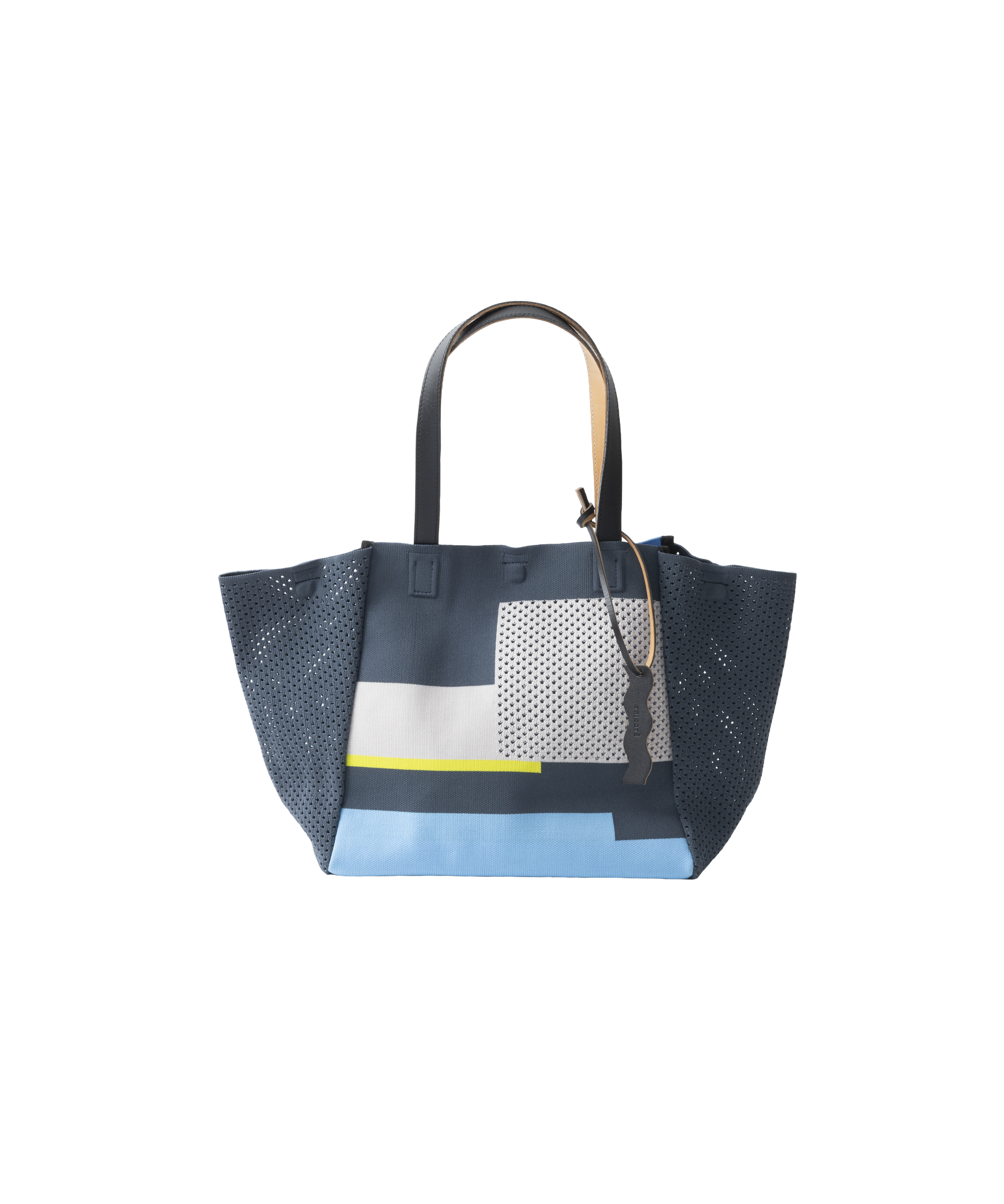 PATCHWORK MESH TOTE