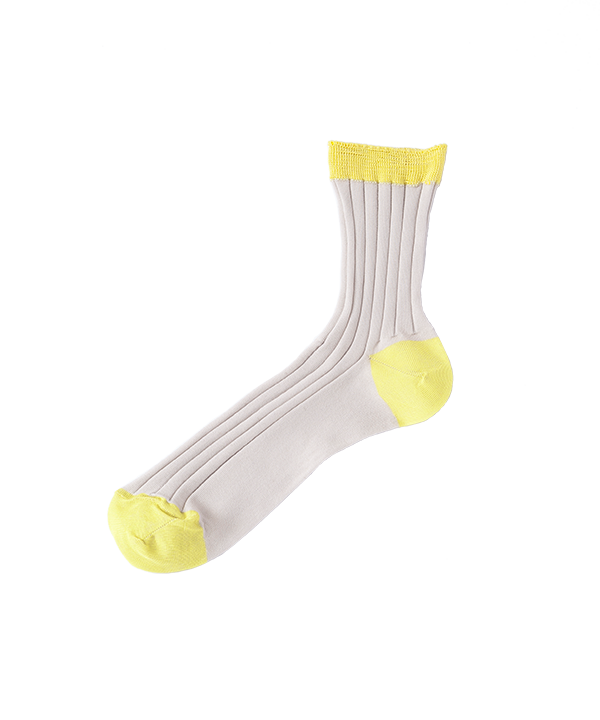 SEE-THROUGH RIB SOCKS