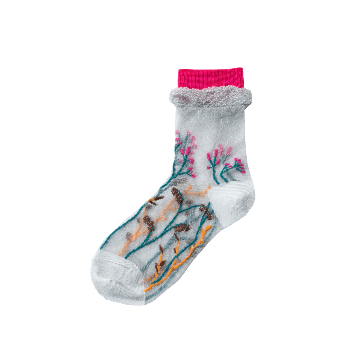 みりあん☺︎11 FLOWER SHEER SOCKS