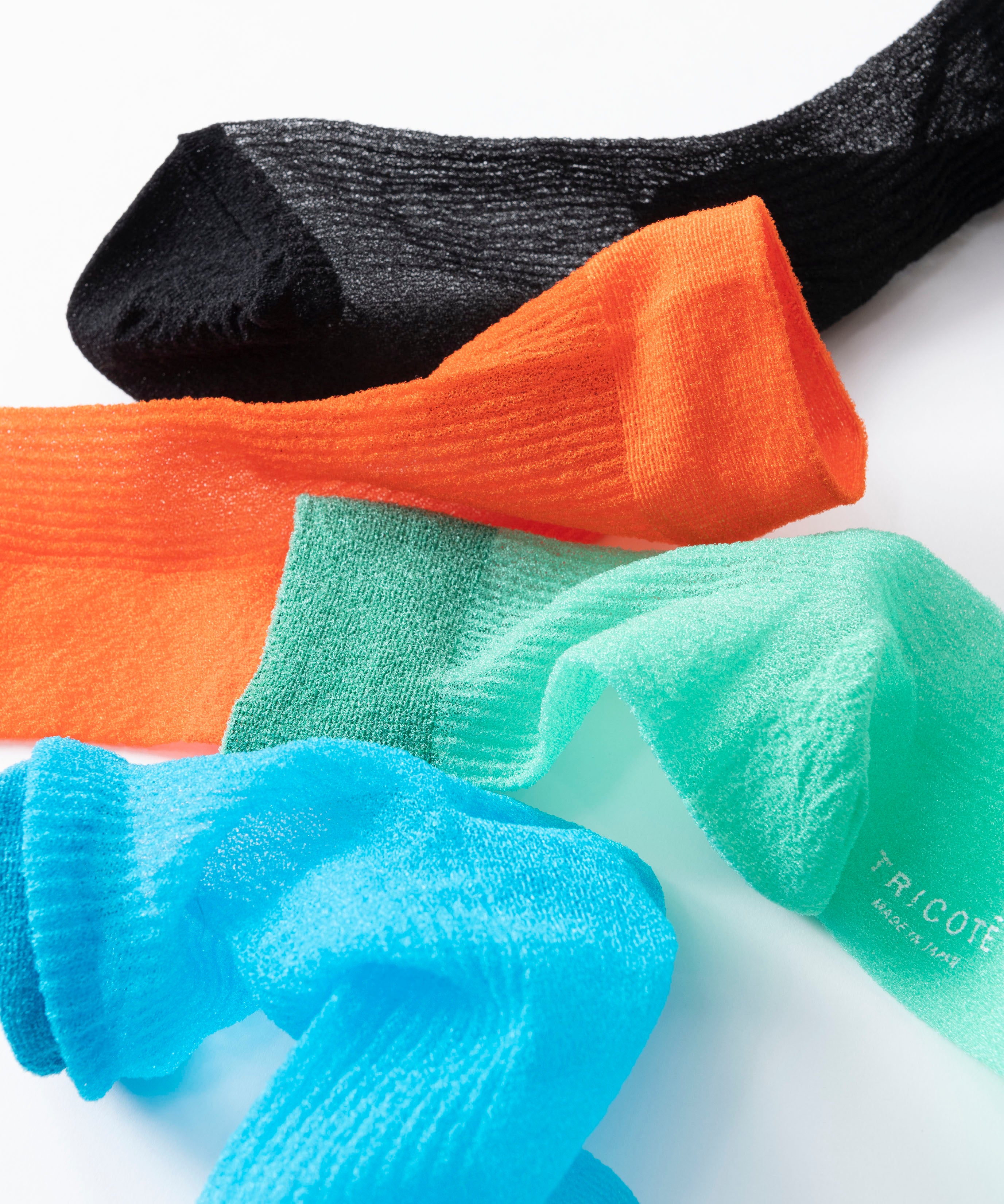 COLOUR SHEER RIB SOCKS