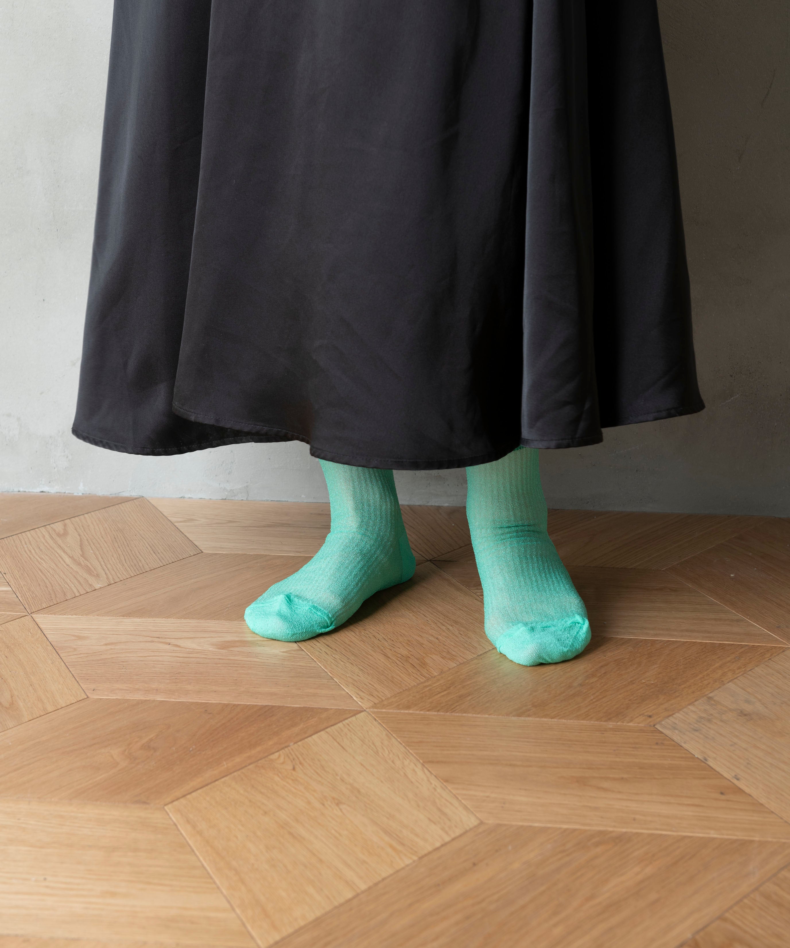 COLOUR SHEER RIB SOCKS