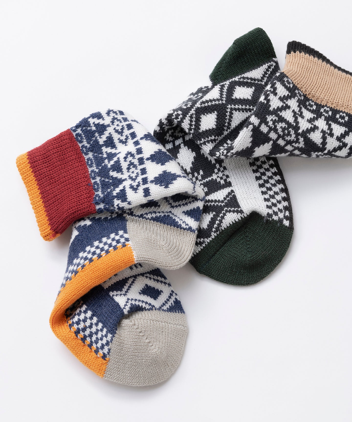 GEO SWEATER SOCKS