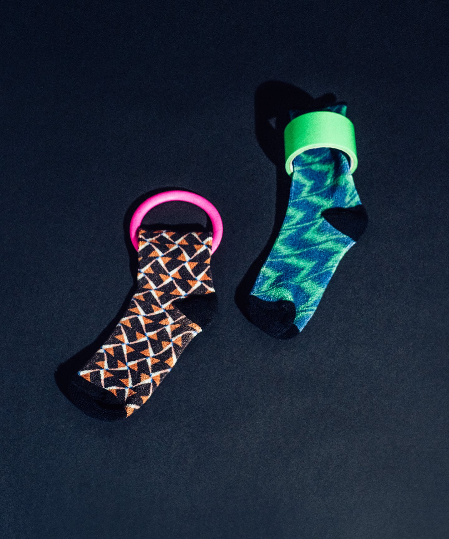 NEON PILE SOCKS (MENS)