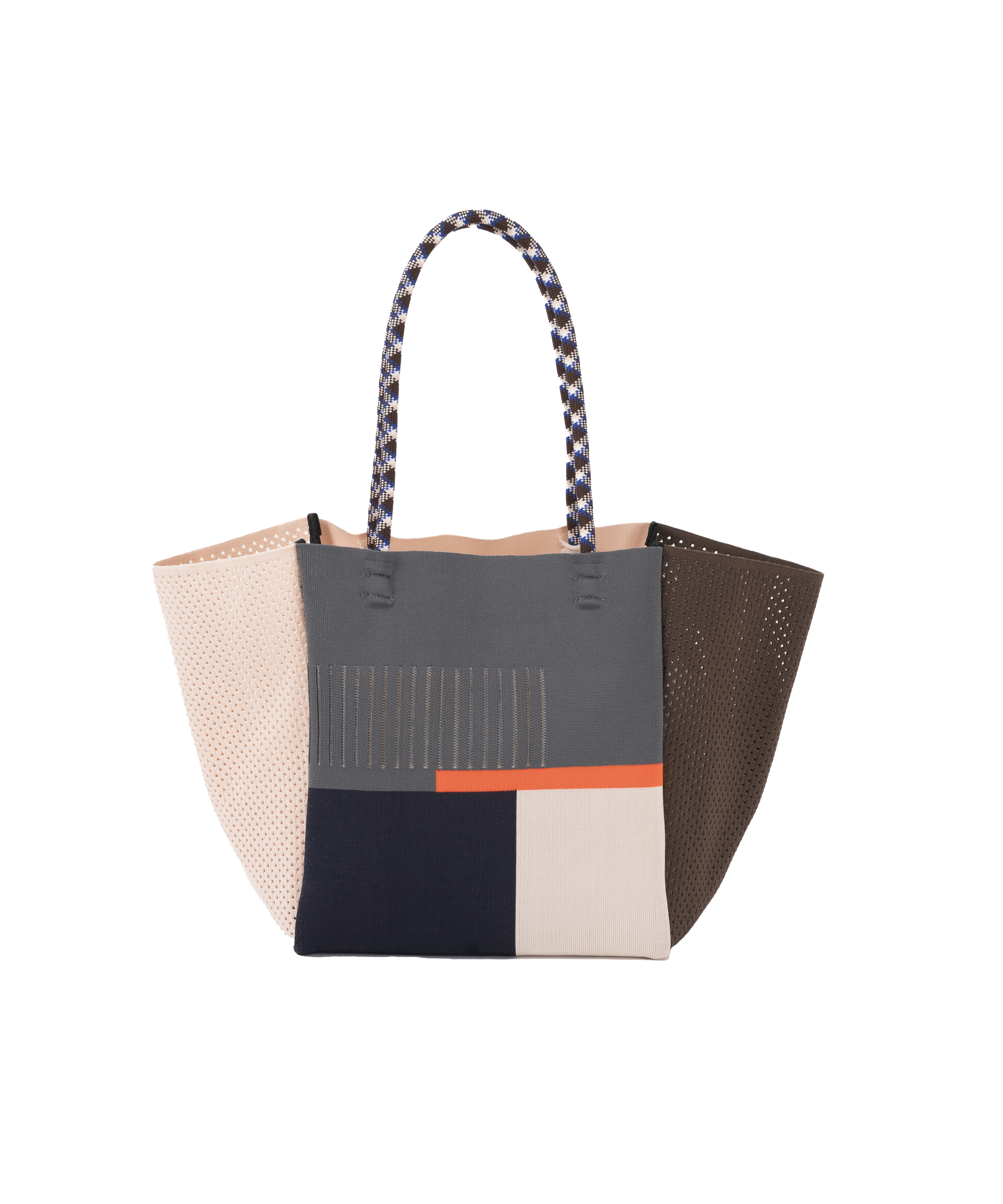 新作人気モデル × familiar TRICOTE サイドメッシュトートバッグ 新作人気モデル × familiar TRICOTE サイドメッシュトートバッグ