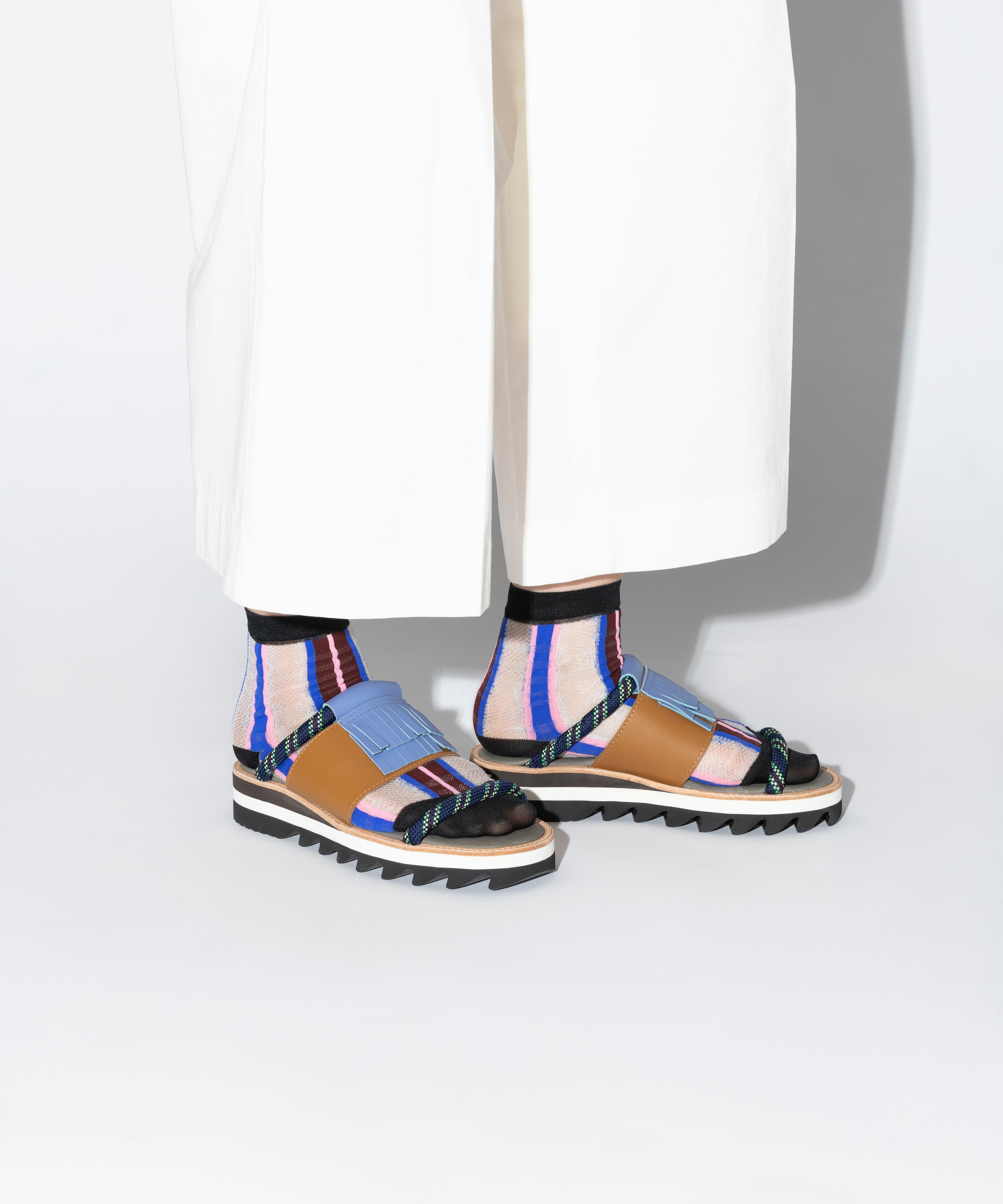 MESH STRIPE SOCKS