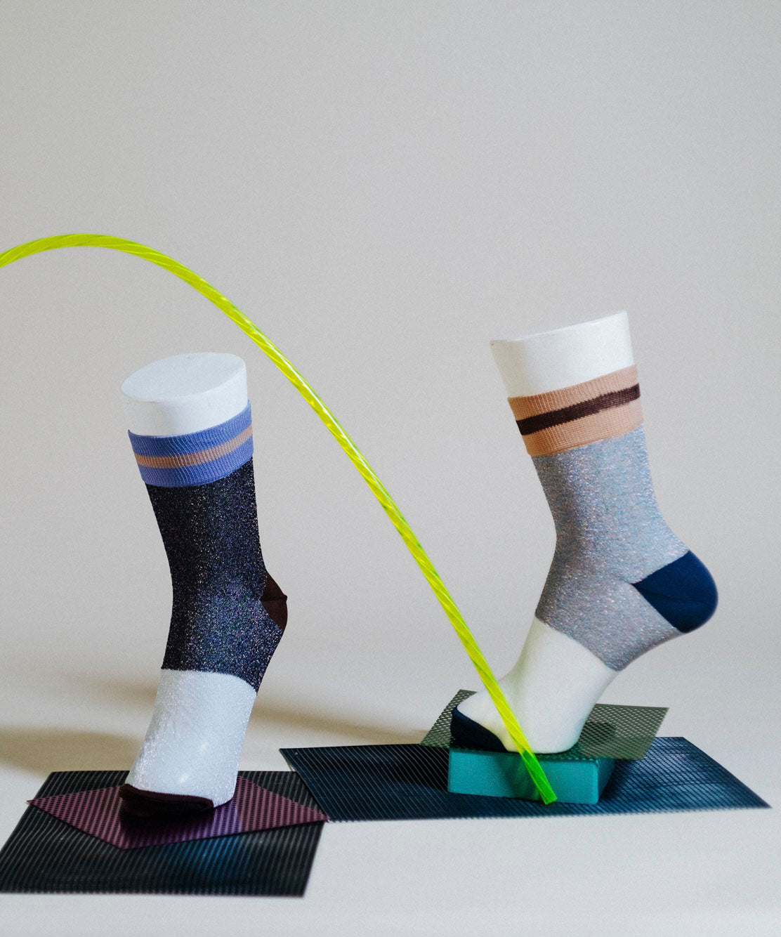 LAME SHEER SOCKS