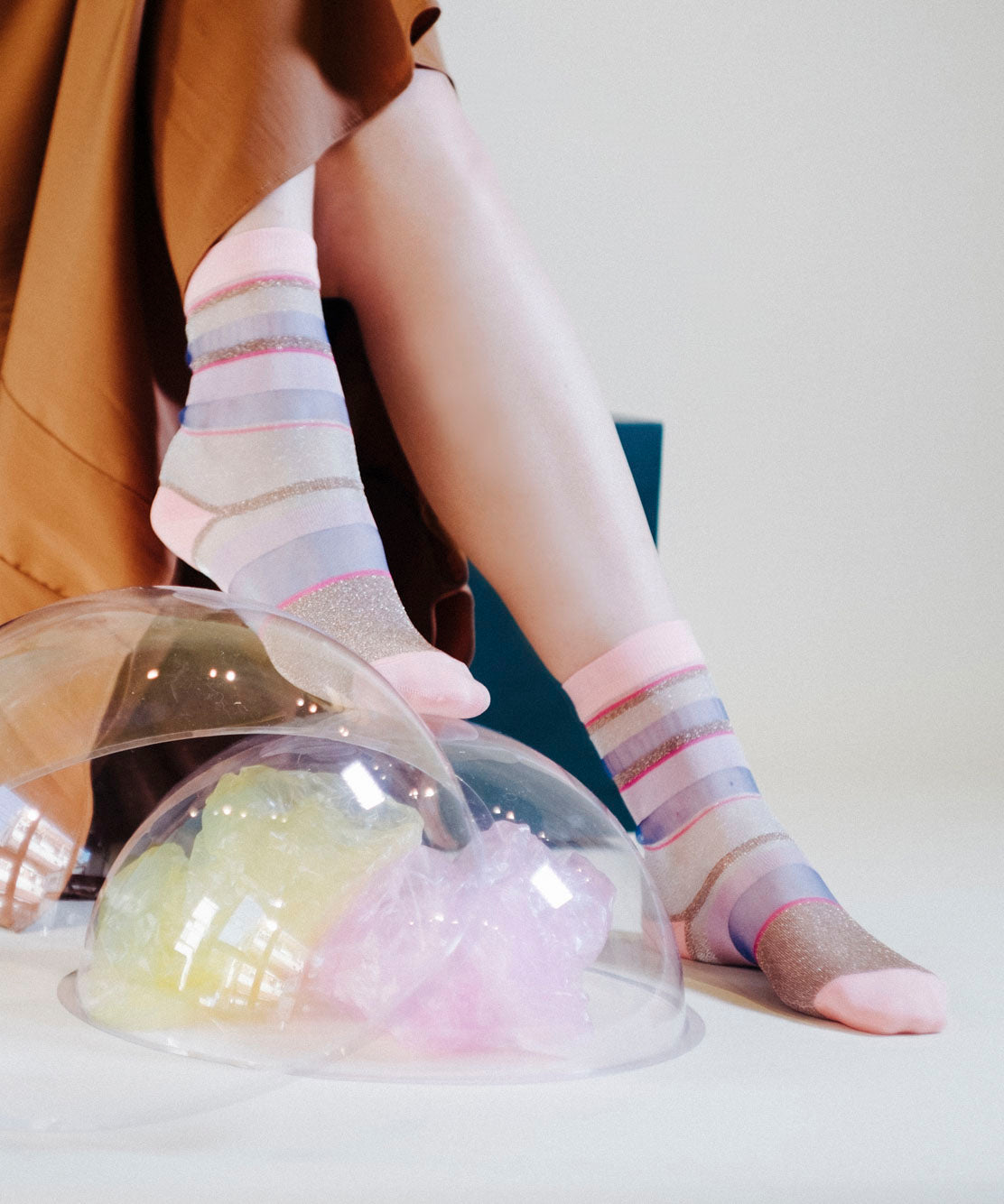 MULTI STRIPE SOCKS