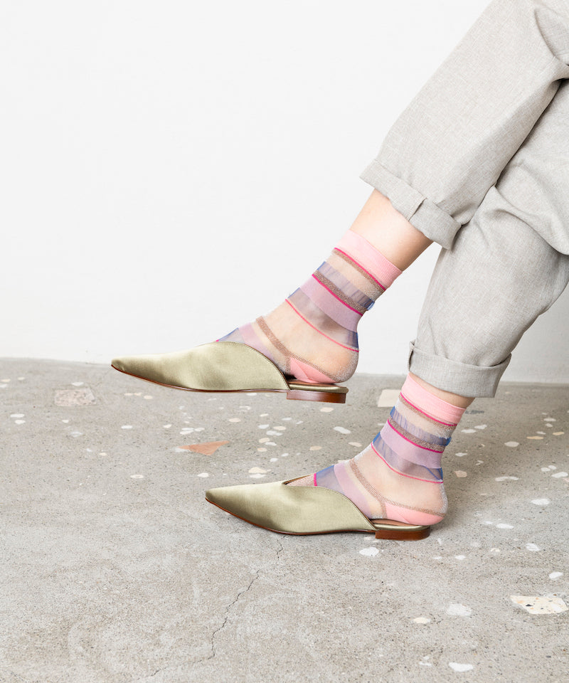 MULTI STRIPE SOCKS