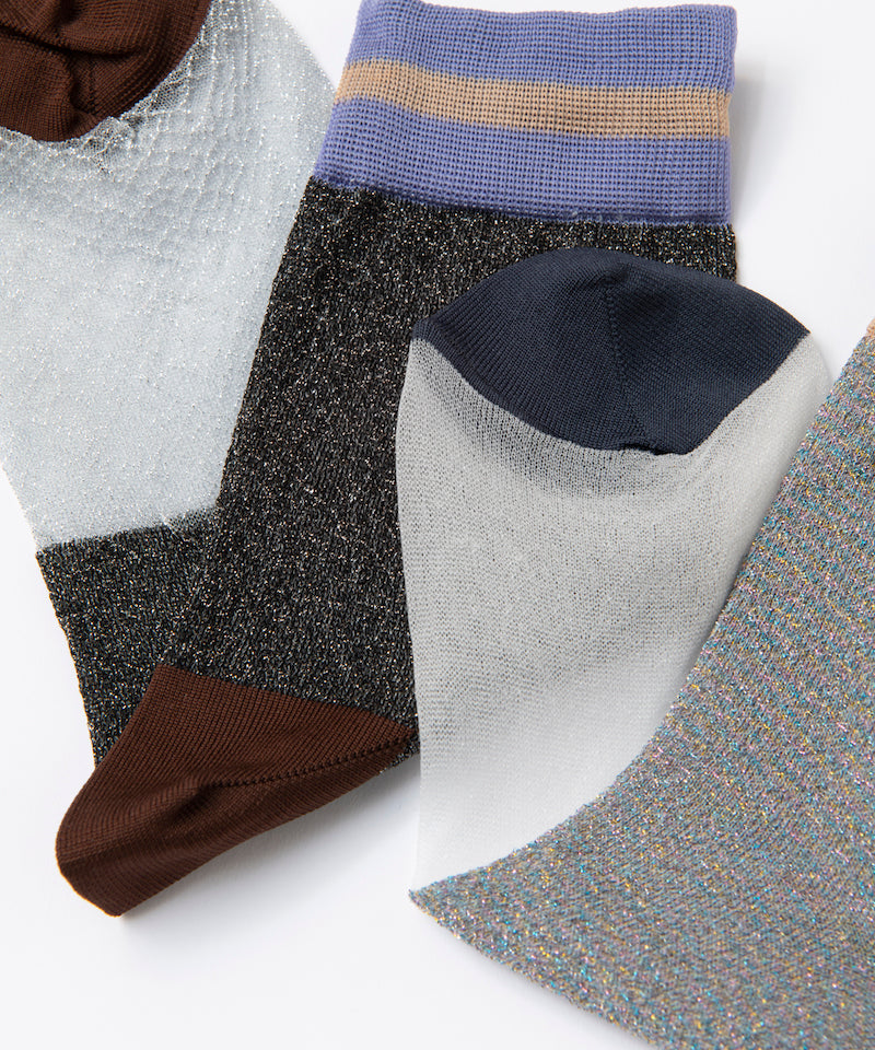 LAME SHEER SOCKS