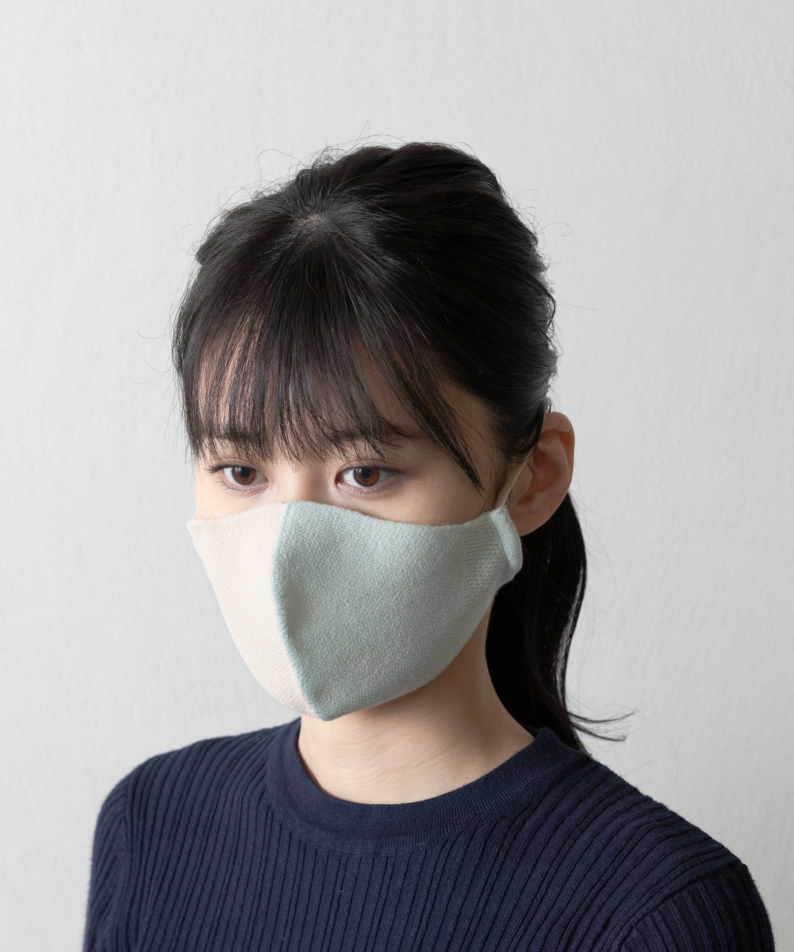 BI COLOR KNIT MASK