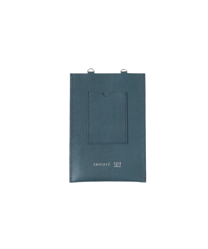 LEATHER SMARTPHONE CASE GREENBLUE