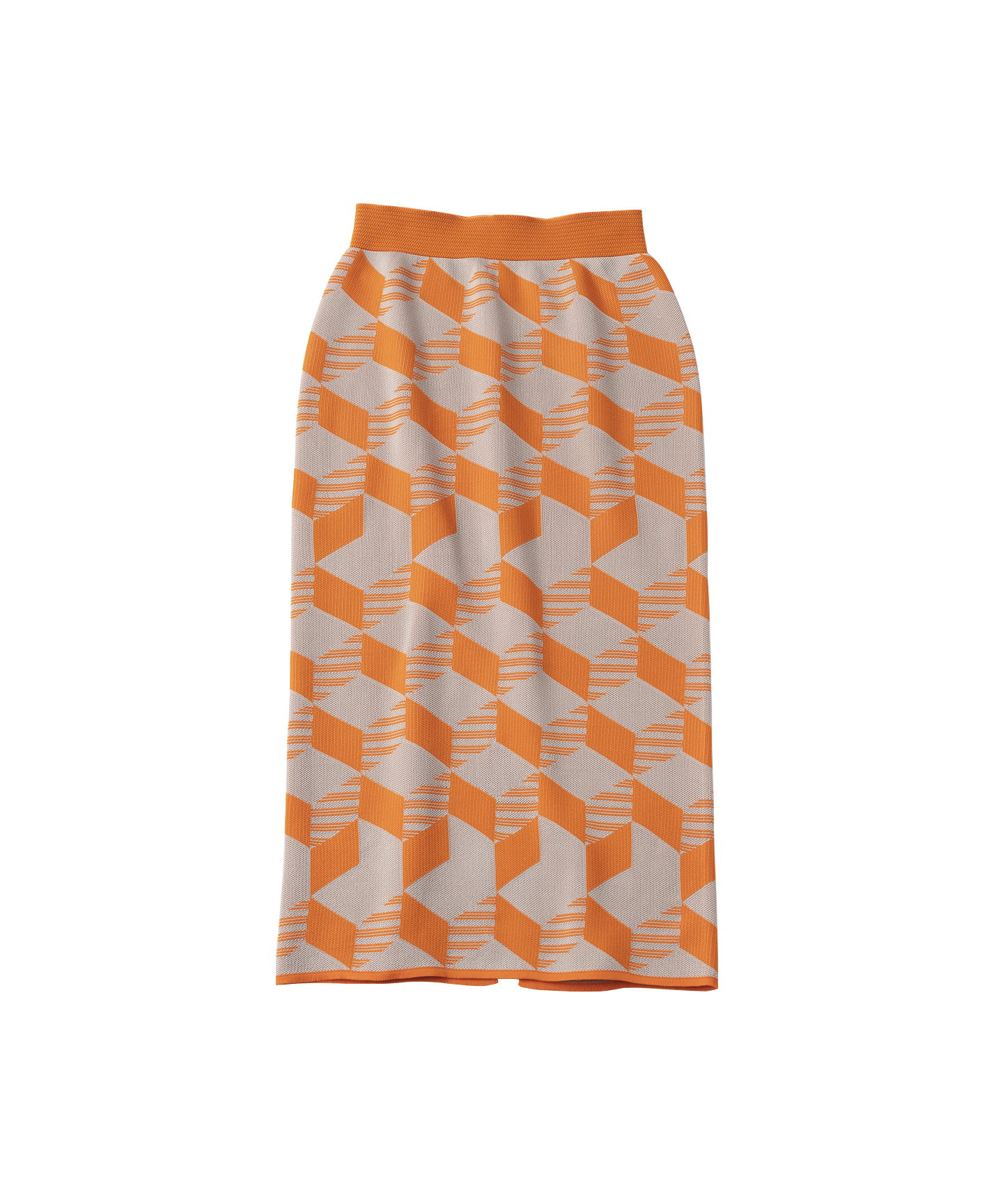 DIAMOND PATTERN SKIRT