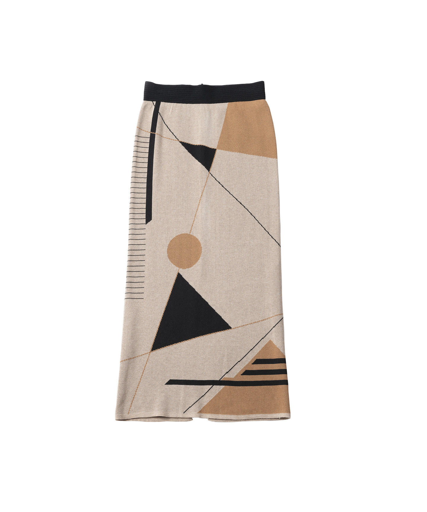 GRAPHICAL KNIT SKIRT