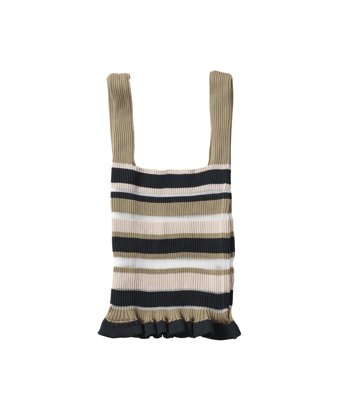 SHEER MULTI STRIPE BAG