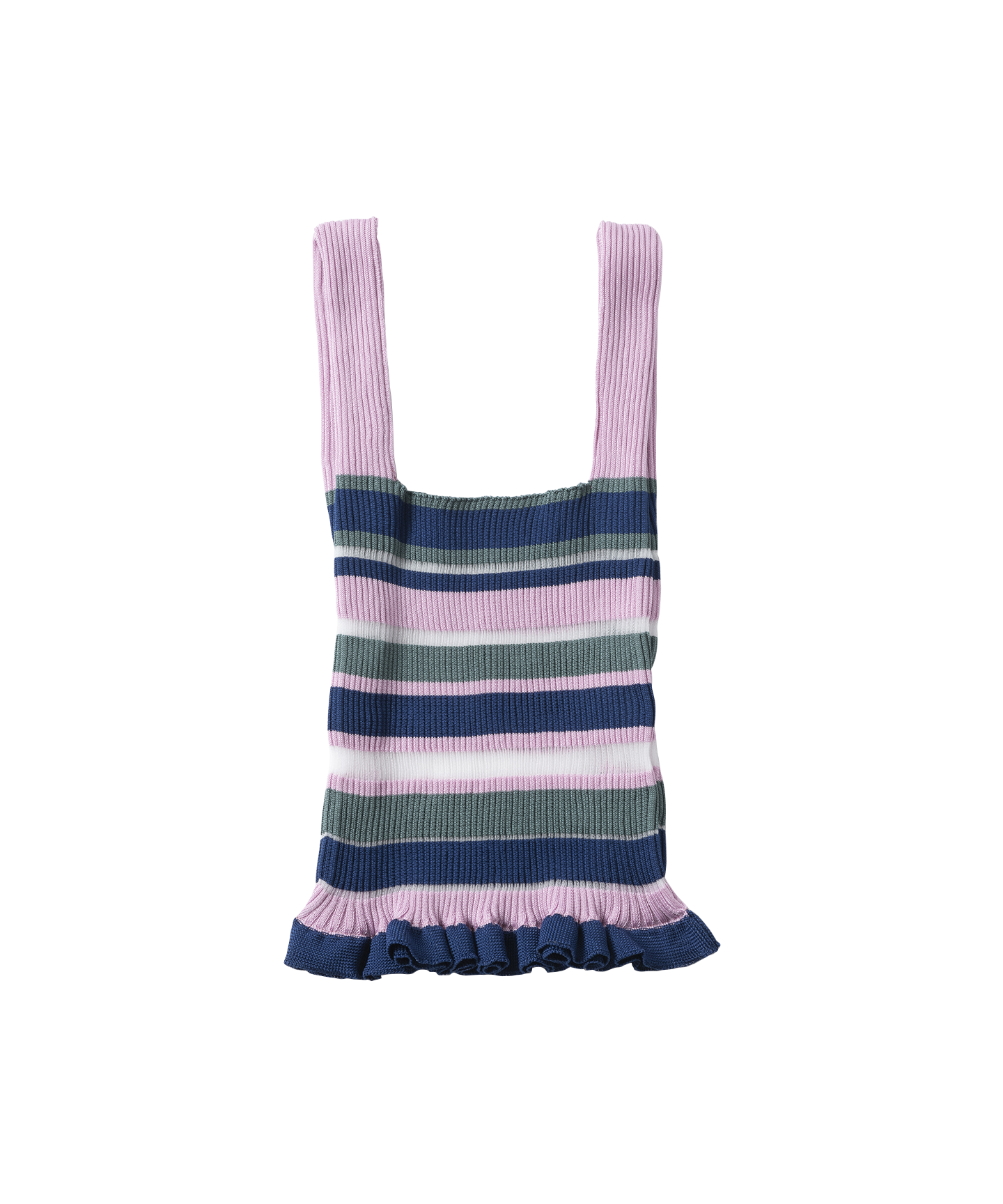 SHEER MULTI STRIPE BAG