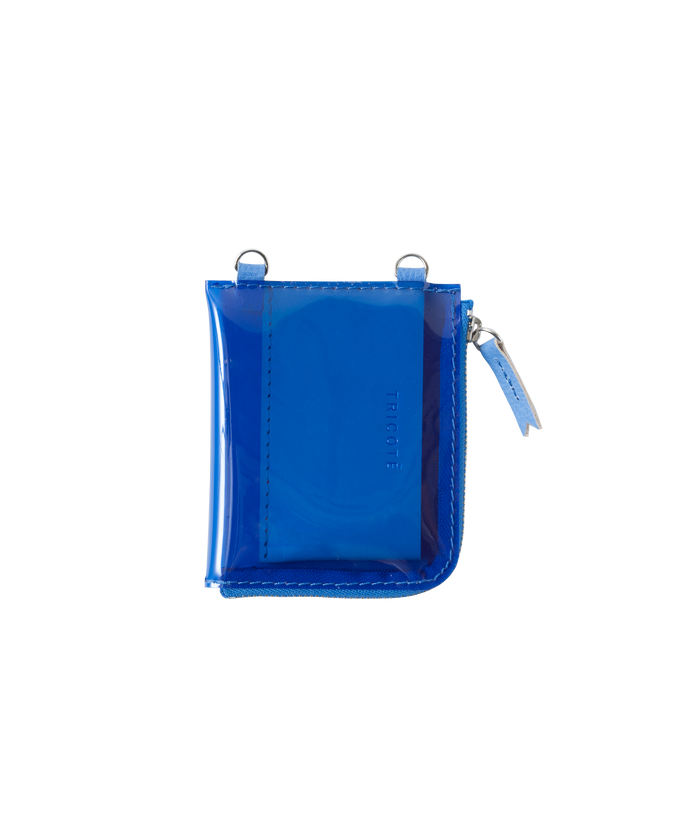 PVC WALLET BLUE